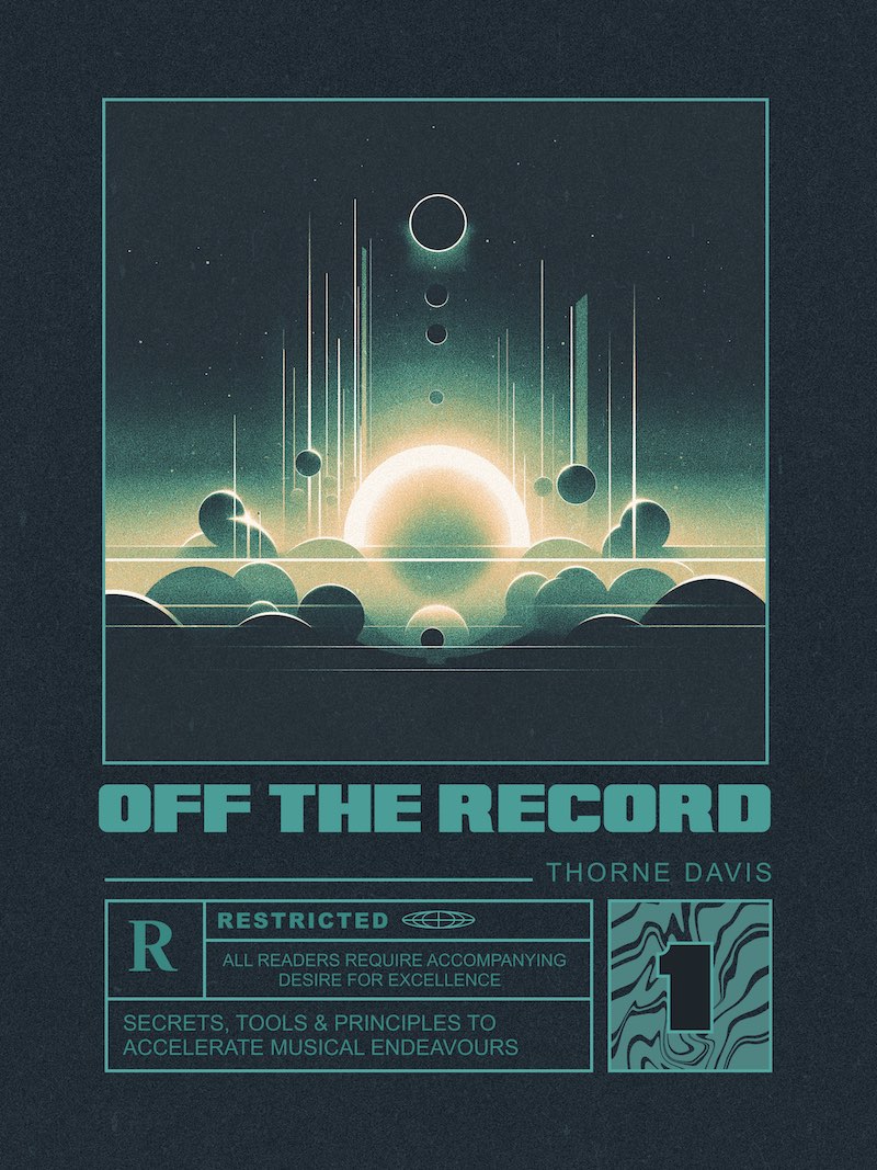 Book cover of the 'Off The Record' book by Thorne Davis
