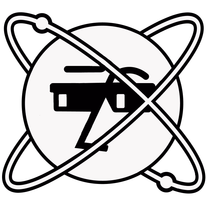 Atlas, the Agent OS character — a circular face wearing sunglasses with orbital rings.